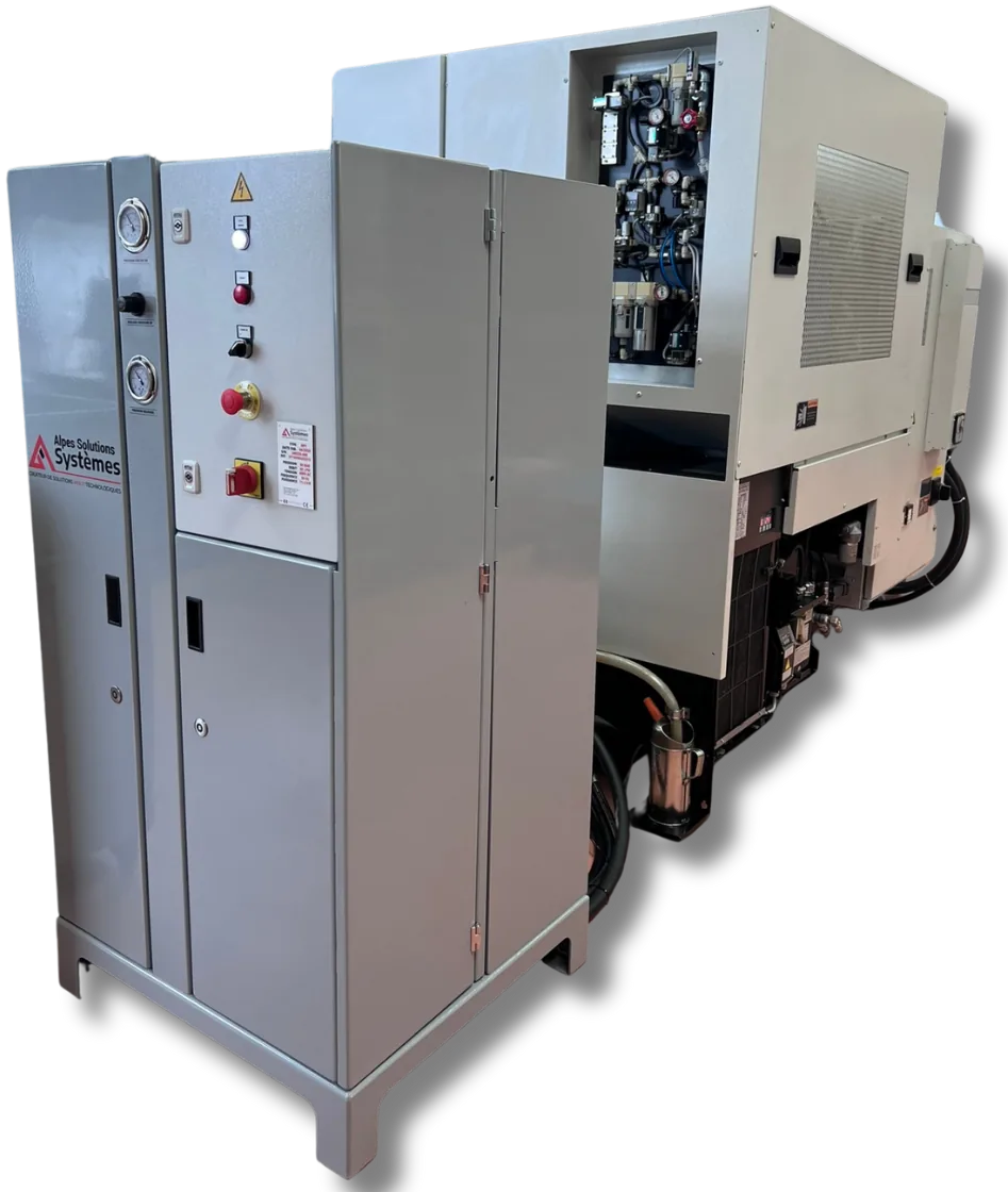 Groupe haute pression usinage Alpes Solutions Systèmes
